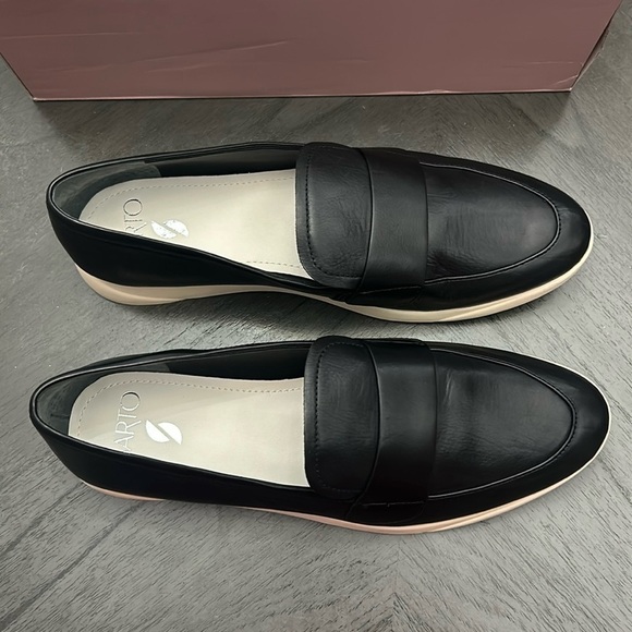 AGNES FRANCO SARTO Loafer In Black - Picture 5 of 7